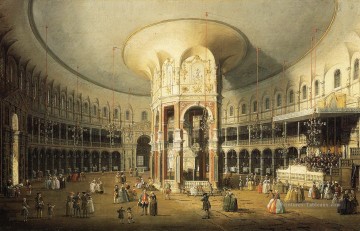 Canaletto œuvres - l’intérieur de la rotonde jardins de ranelagh Canaletto